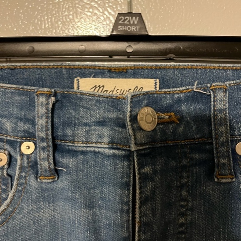 Madewell Jeans Womens 26 Blue Denim High Rise No Tag See Measurements - Picture 4 of 9